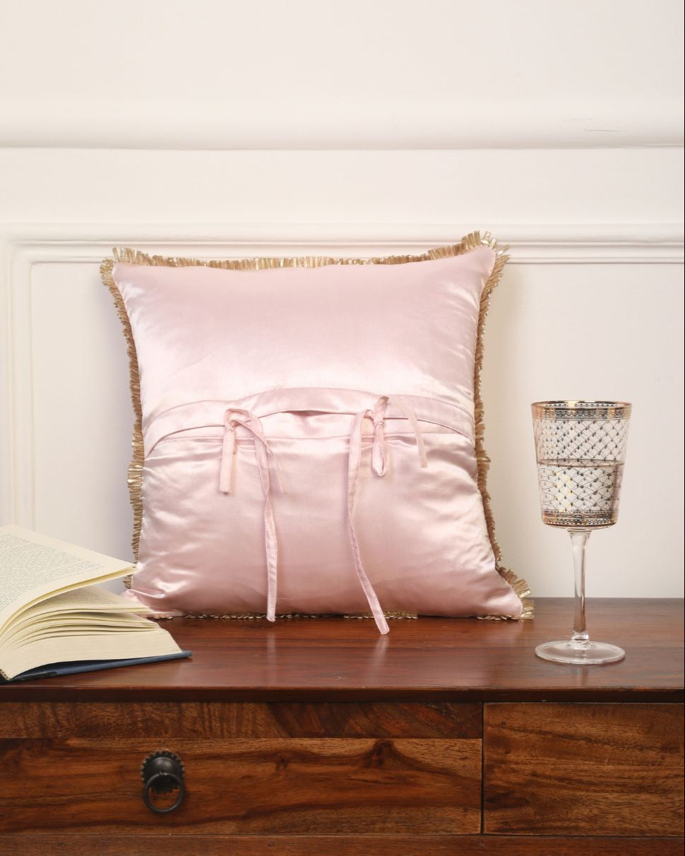 Golden Serentity Cushion Cover