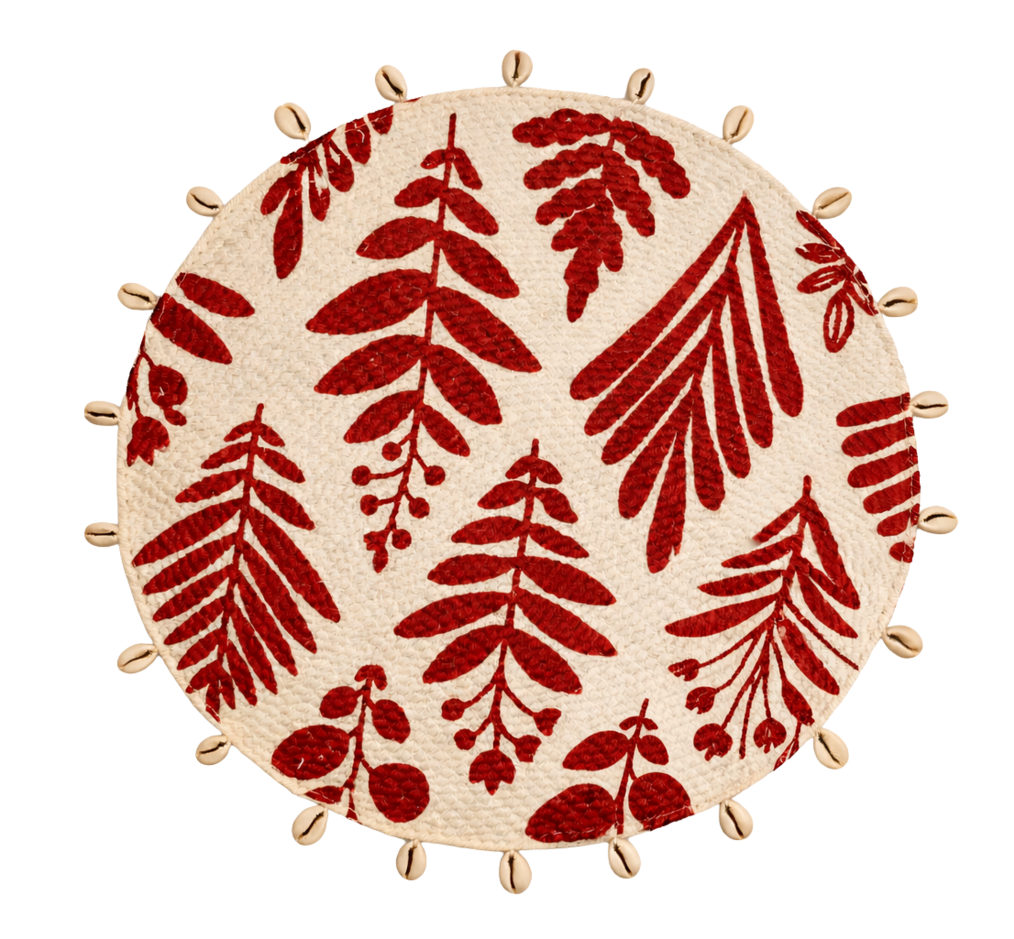 Crimson Leaf Table Mat (Set of 4)
