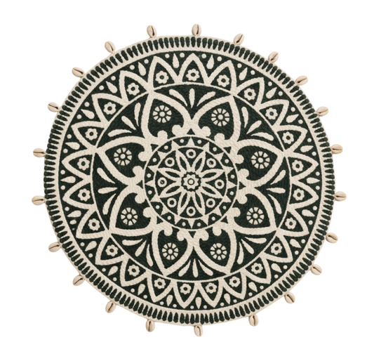 Verdant Mandala Table Mat (Set of 5)