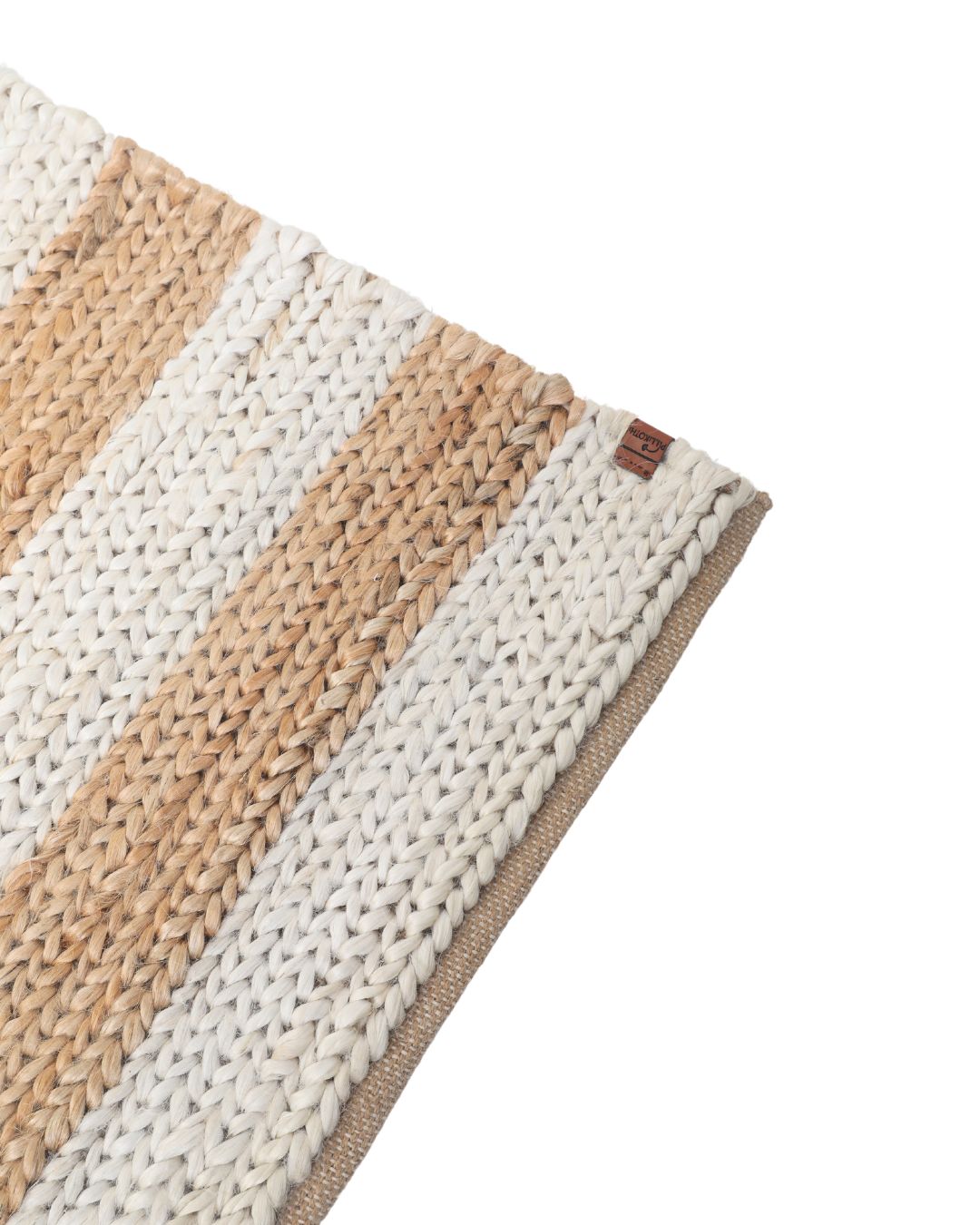 Sand & Snow Striped Rug