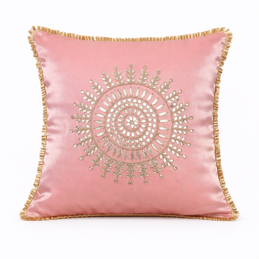 Golden Serentity Cushion Cover
